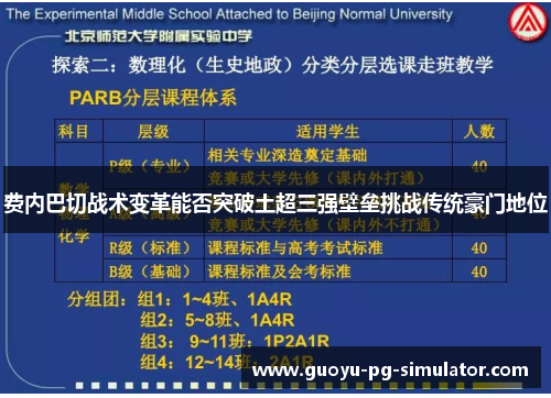 费内巴切战术变革能否突破土超三强壁垒挑战传统豪门地位 费内巴切战术变革能否突破土超三强壁垒挑战传统豪门地位